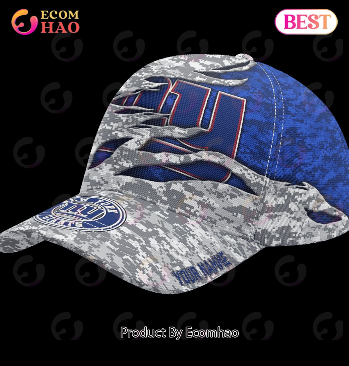 NFL New York Giants Camo US Cap