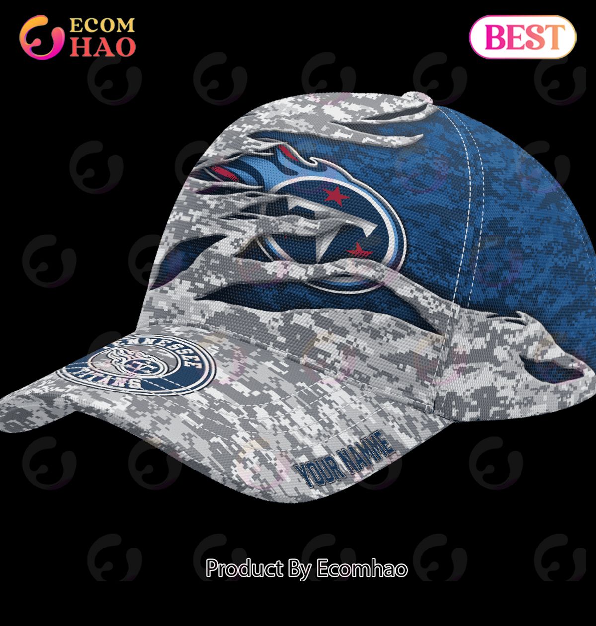 NFL Tennessee Titans Camo US Cap