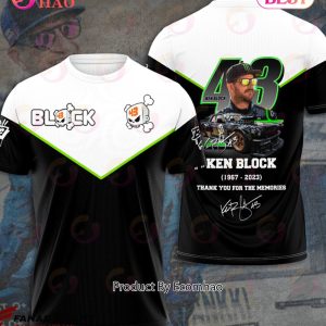 #43 Ken Block 1967 – 2023 Thank You For The Memories 3D T-Shirt