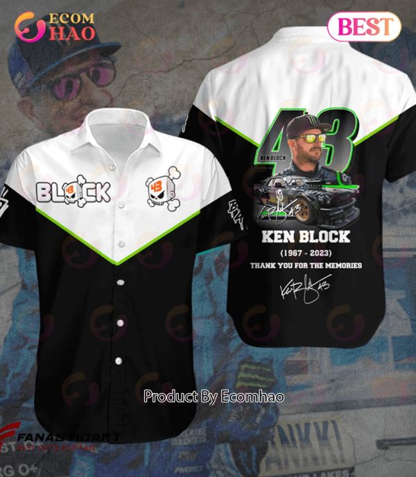 #43 Ken Block 1967 – 2023 Thank You For The Memories 3D T-Shirt
