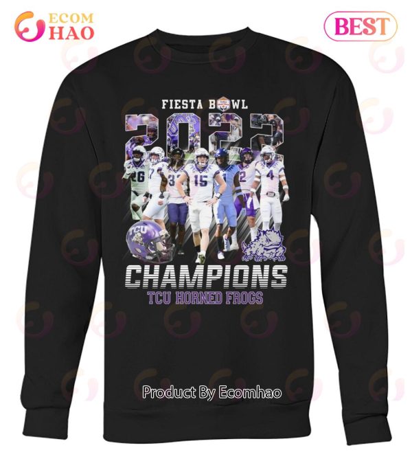Fiesta Bowl 2022 Champions TCU Horned Frogs T-Shirt