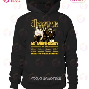 The Doors 58th Anniversary 1965 – 2023 Thank You For The Memories T-Shirt