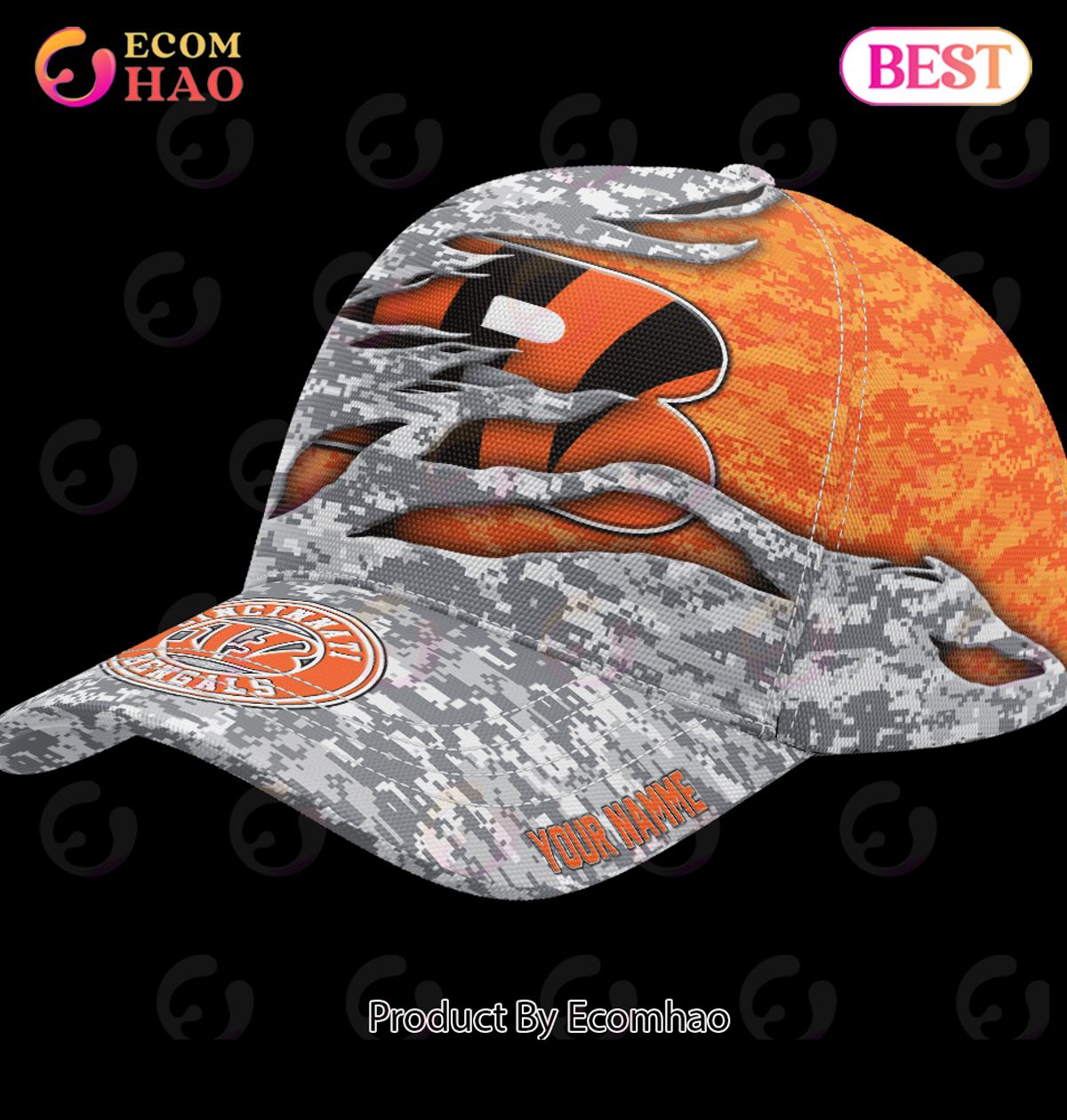 NFL Cincinnati Bengals Camo US Cap