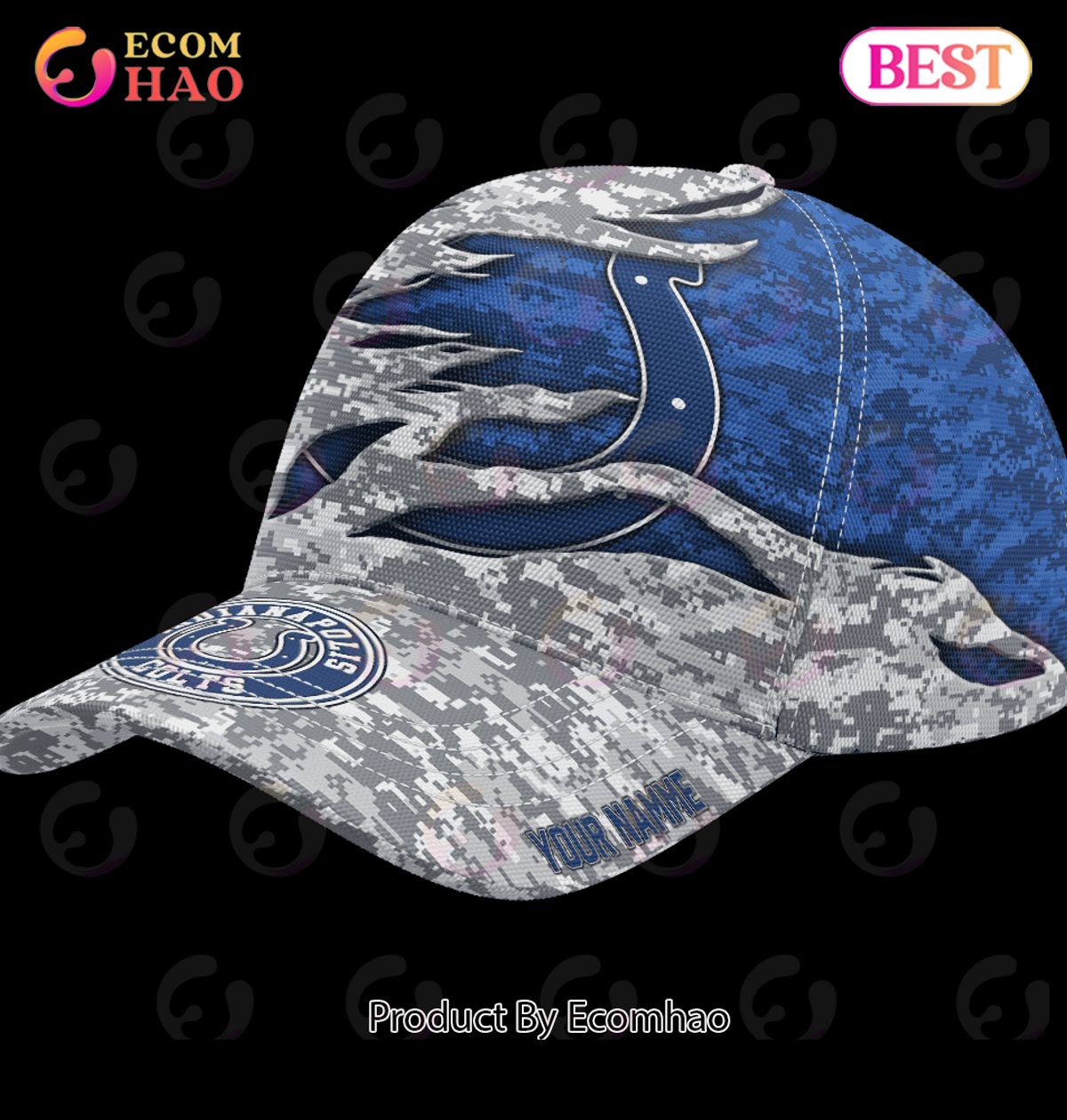 NFL Indianapolis Colts Camo US Cap