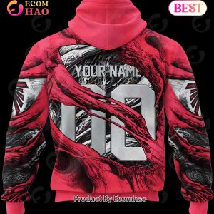 NFL Atlanta Falcons Demon Eyes 3D Hoodie