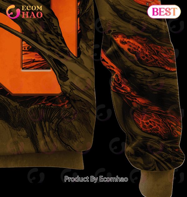 NFL Cleveland Browns Demon Eyes 3D Hoodie