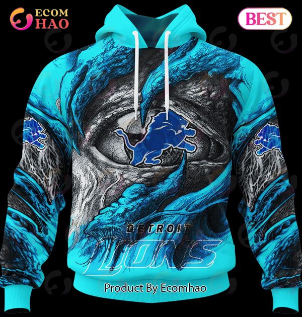 NFL Detroit Lions Demon Eyes 3D Hoodie