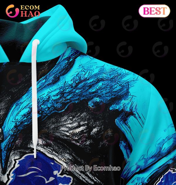 NFL Detroit Lions Demon Eyes 3D Hoodie