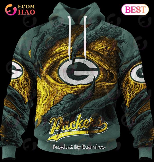 NFL Green Bay Packers Demon Eyes 3D Hoodie