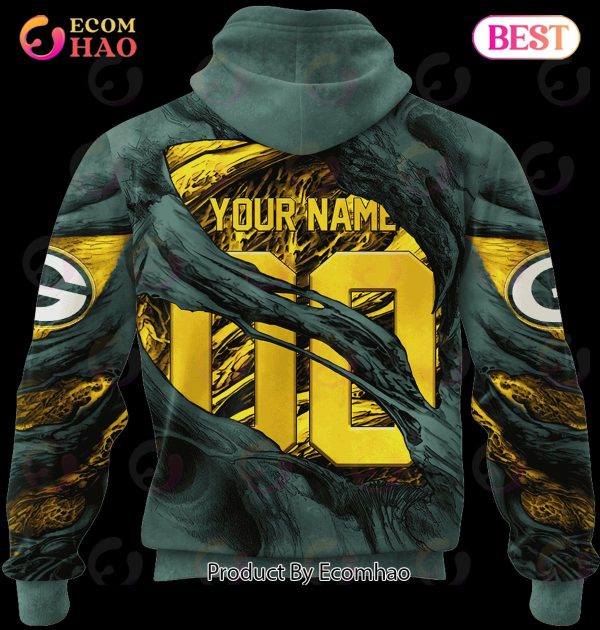 NFL Green Bay Packers Demon Eyes 3D Hoodie