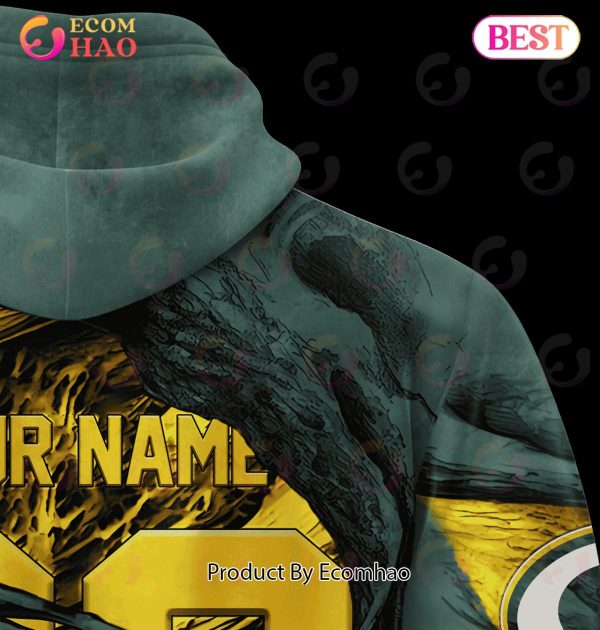 NFL Green Bay Packers Demon Eyes 3D Hoodie