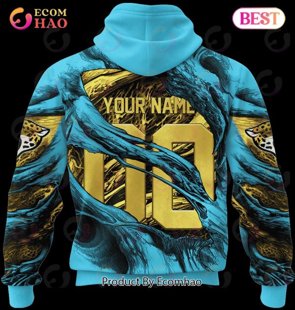 NFL Jacksonville Jaguars Demon Eyes 3D Hoodie