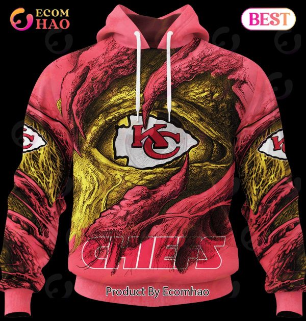 NFL Kansas City Chiefs Demon Eyes 3D Hoodie