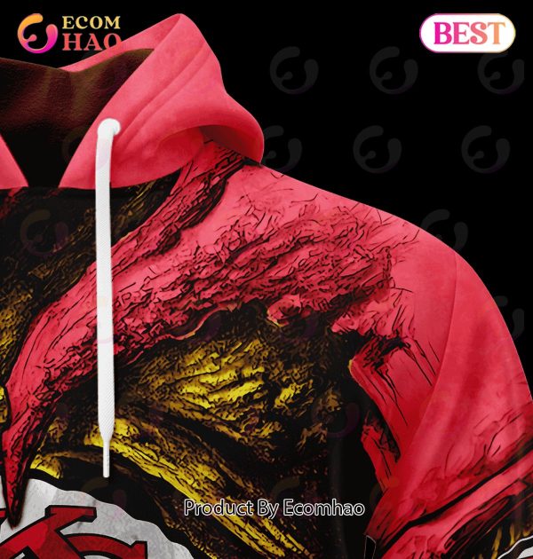 NFL Kansas City Chiefs Demon Eyes 3D Hoodie