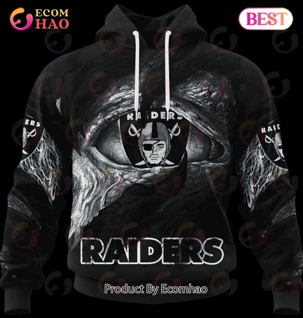 NFL Las Vegas Raiders Demon Eyes 3D Hoodie
