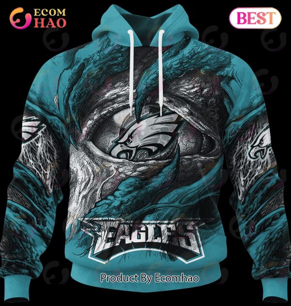 NFL Philadelphia Eagles Demon Eyes 3D Hoodie