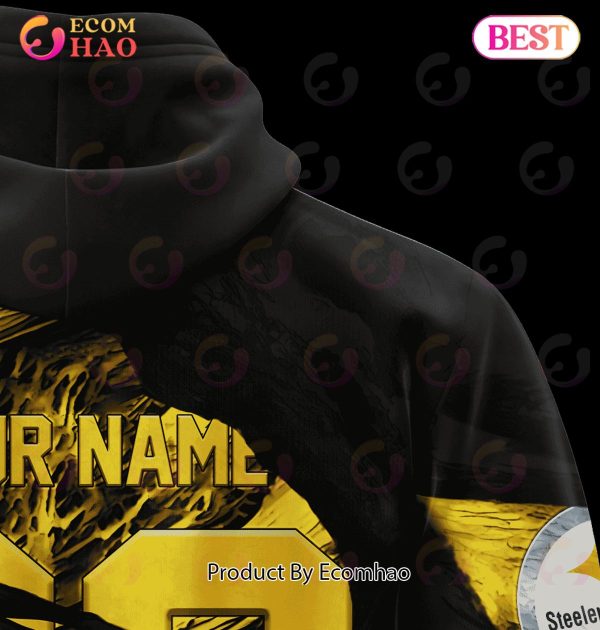 NFL Pittsburgh Steelers Demon Eyes 3D Hoodie