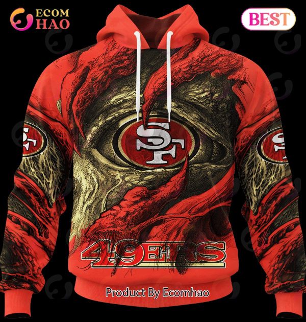 NFL San Francisco 49ers Demon Eyes 3D Hoodie