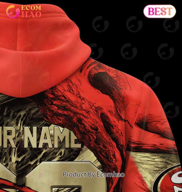 NFL San Francisco 49ers Demon Eyes 3D Hoodie