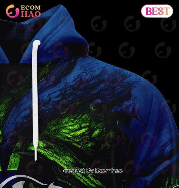 NFL Seattle Seahawks Demon Eyes 3D Hoodie