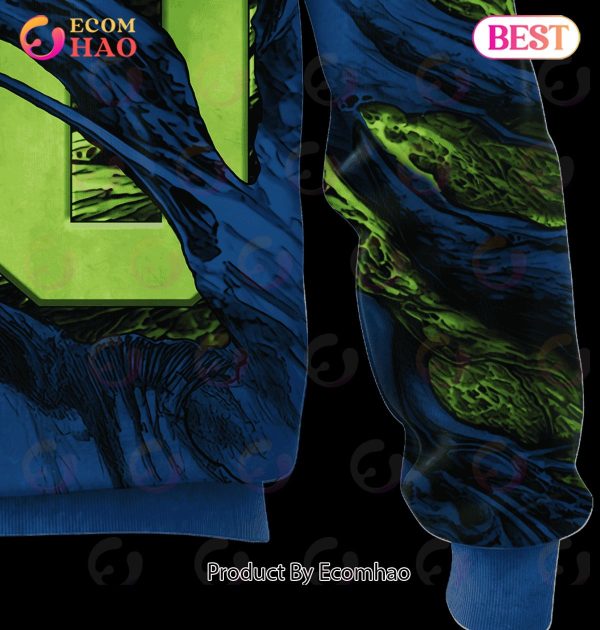 NFL Seattle Seahawks Demon Eyes 3D Hoodie