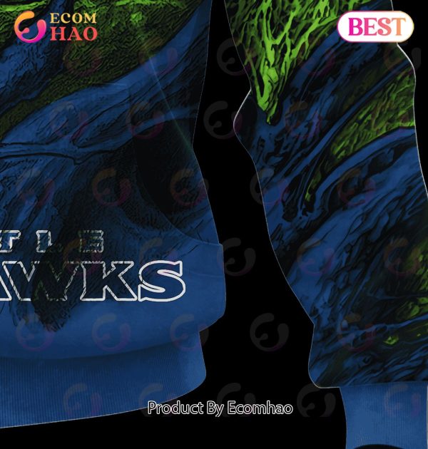 NFL Seattle Seahawks Demon Eyes 3D Hoodie