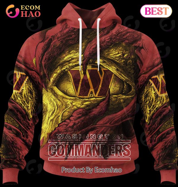 NFL Washington Commanders Demon Eyes 3D Hoodie
