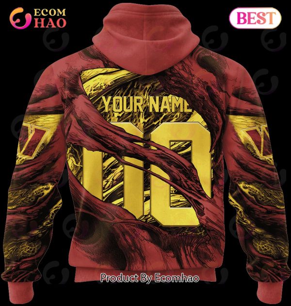 NFL Washington Commanders Demon Eyes 3D Hoodie