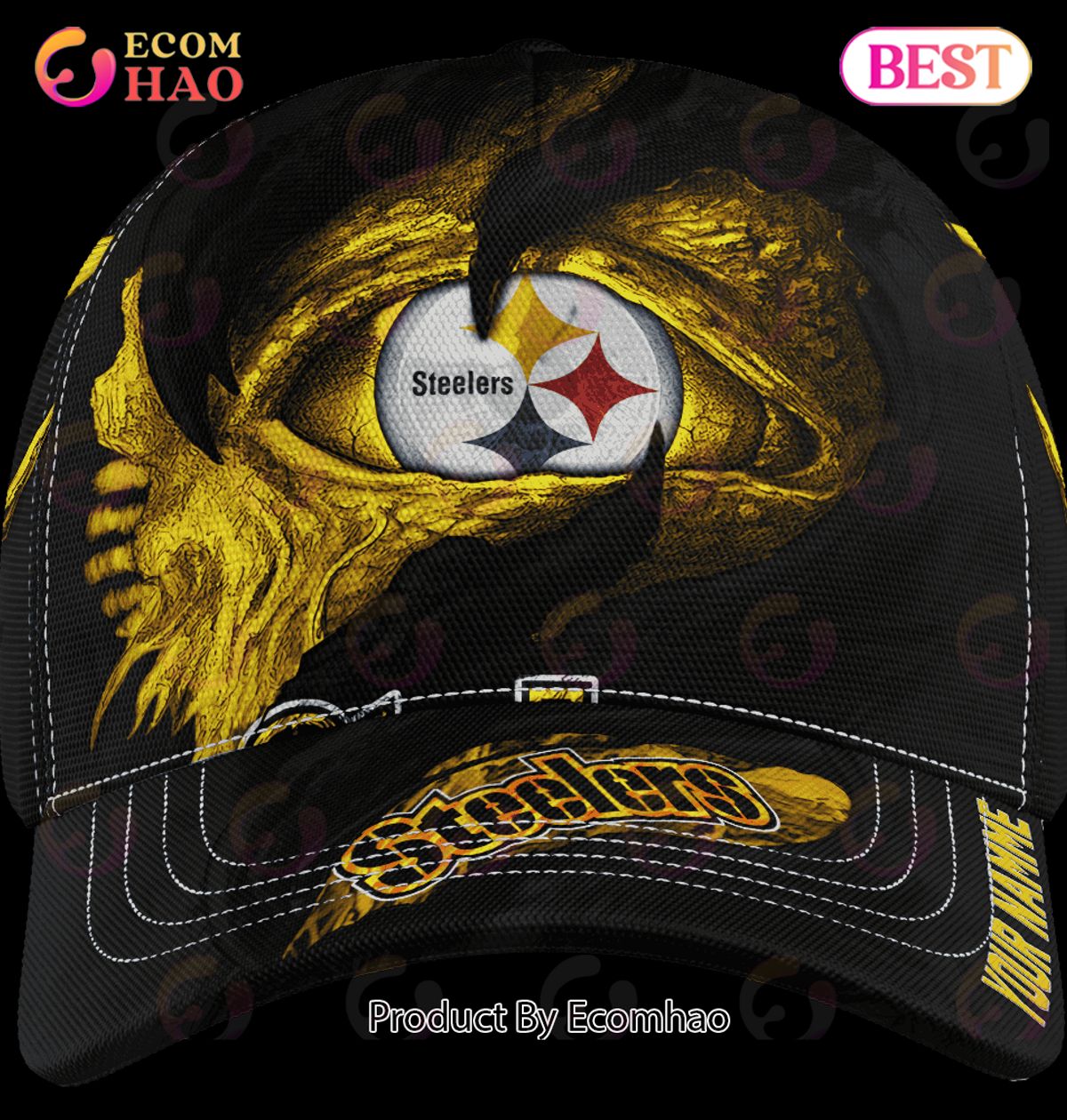 NFL Pittsburgh Steelers Demon Eyes Cap