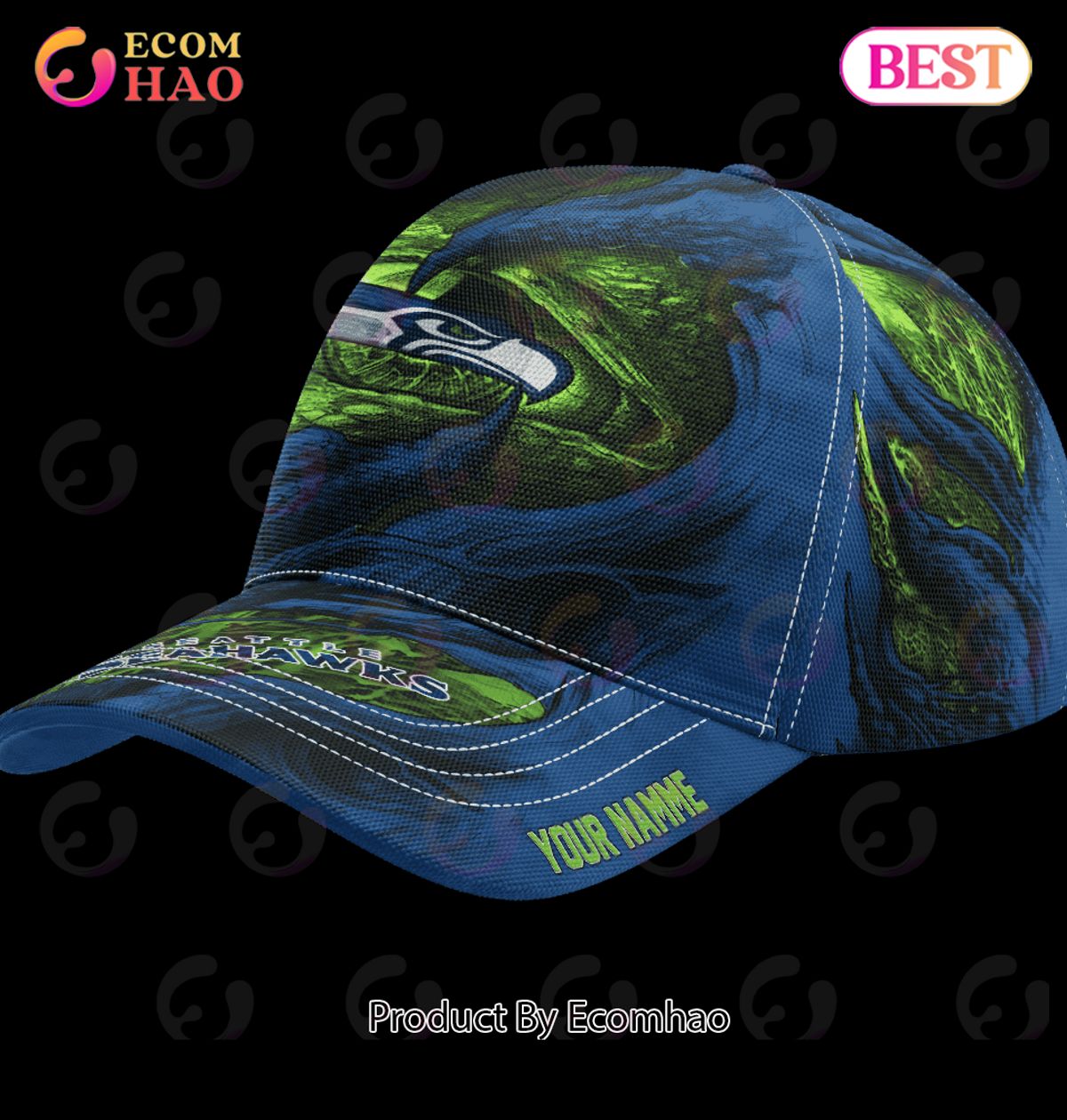 NFL Seattle Seahawks Demon Eyes Cap