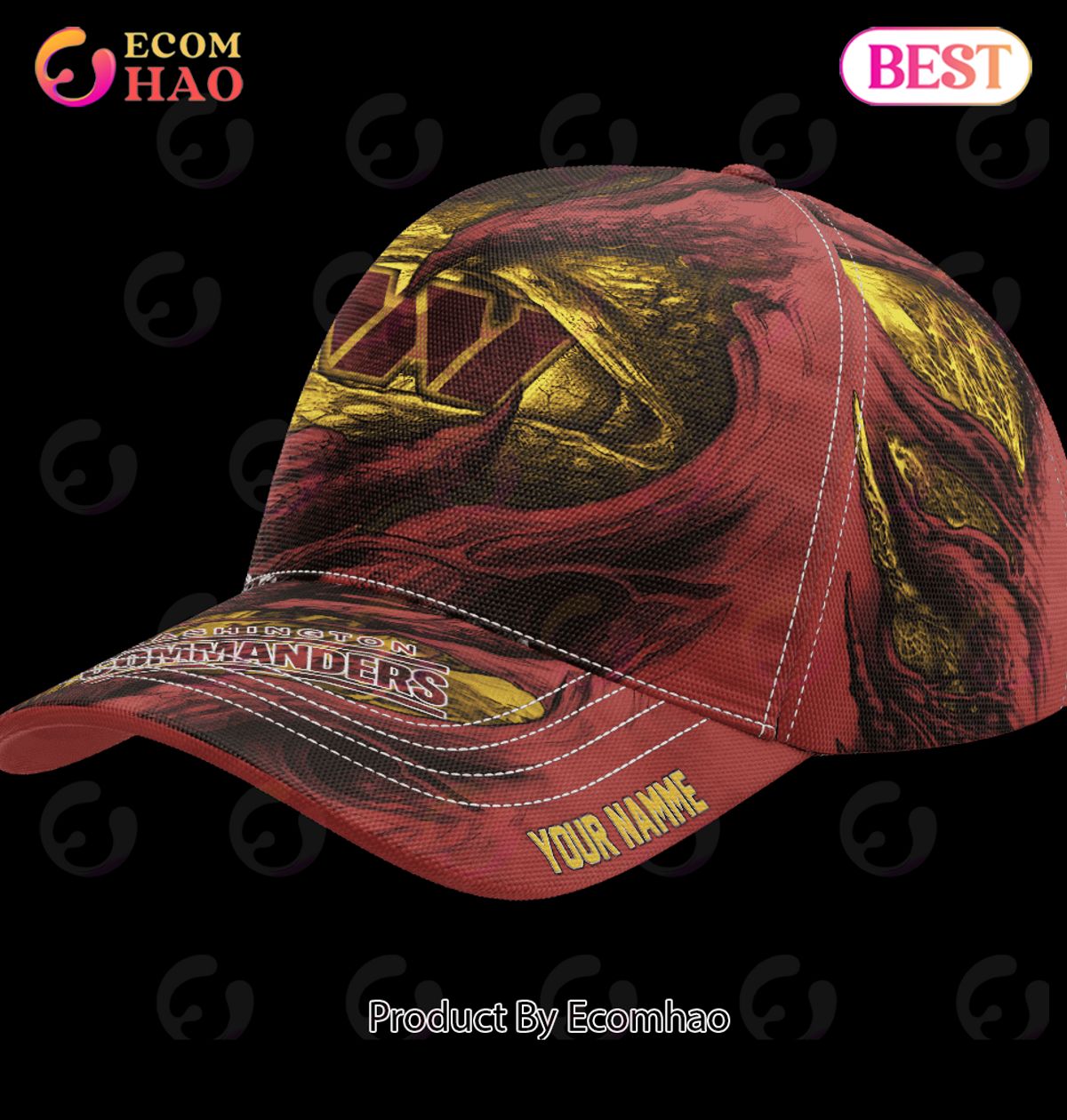 NFL Washington Commanders Demon Eyes Cap