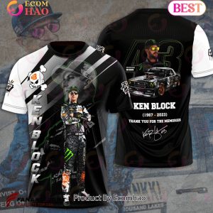 3D Apparels Ken Block 1967 – 2023 Thank You For The Memories T-Shirt