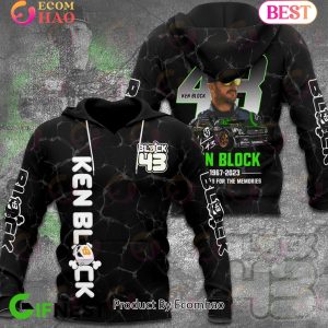 Block 43 Thank You For The Memories Ken Block 1967 – 2023 3D T-Shirt