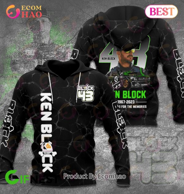 Block 43 Thank You For The Memories Ken Block 1967 – 2023 3D T-Shirt