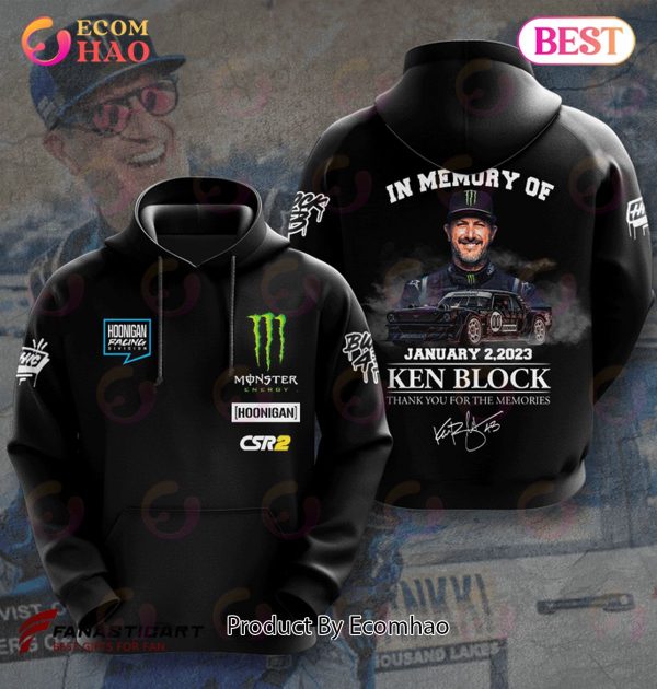 In Memory Of January 2, 2023 Ken Block Thank You For The Memories Hoonigan 3D T-Shirt