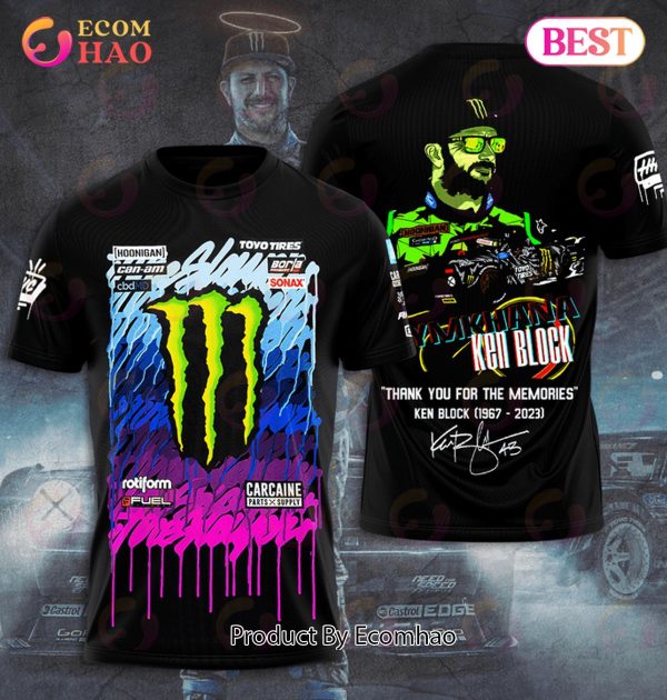 Thank You For The Memories Ken Block 1967 – 2023 3D Apparels T-Shirt