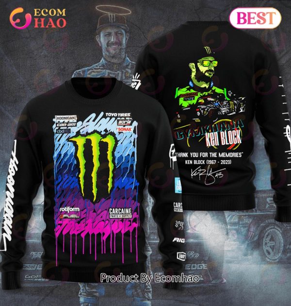 Thank You For The Memories Ken Block 1967 – 2023 3D Apparels T-Shirt