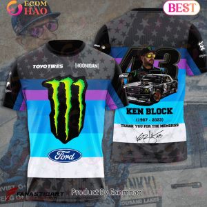 Toyo Tires Hoonigan Monster Ford Ken Block 1967 – 2023 Thank You For The Memories 3D T-Shirt