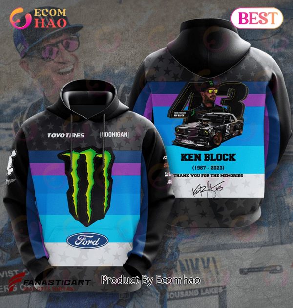 Toyo Tires Hoonigan Monster Ford Ken Block 1967 – 2023 Thank You For The Memories 3D T-Shirt