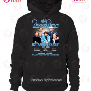 62nd Anniversary 1961 – 2023 The Beach Boys Thank You For The Memories T-Shirt