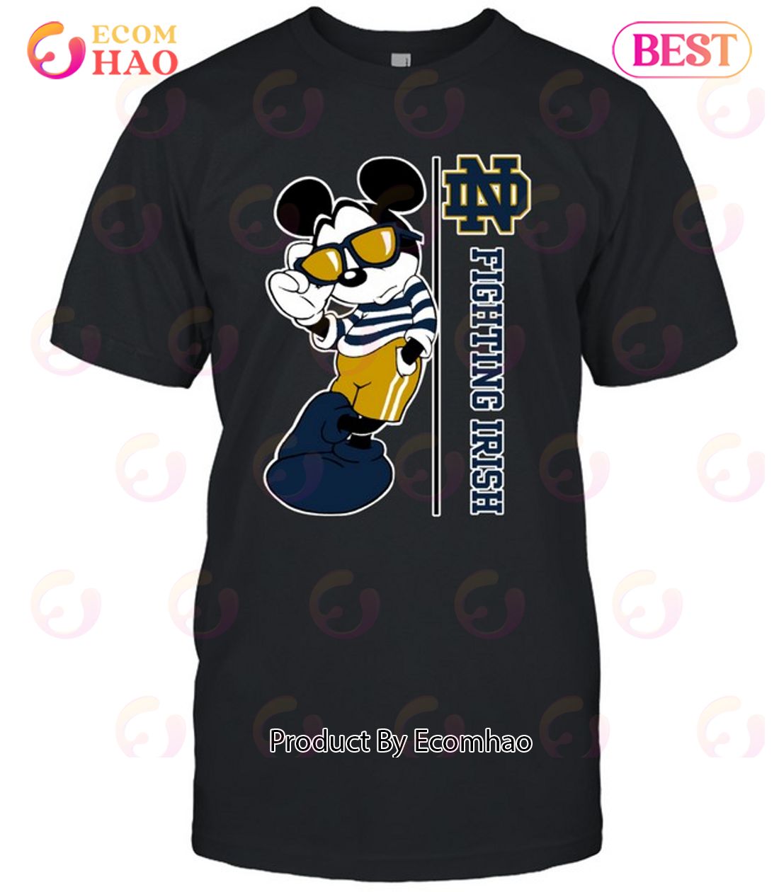Mickey X Notre Dame Fighting Irish Unisex T-Shirt