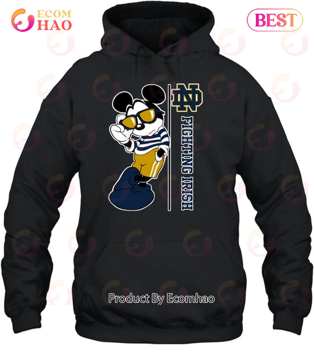 Mickey X Notre Dame Fighting Irish Unisex T-Shirt