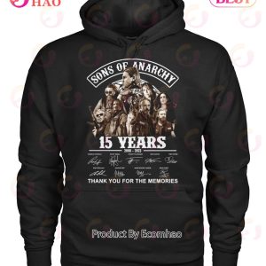 Sons Of Anarchy 15 Years 2008 – 2023 Thank You For The Memories T-Shirt