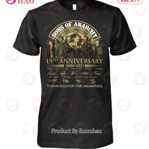 Sons Of Anarchy 15th Anniversary 2008 – 2023 Thank You For The Memories T-Shirt