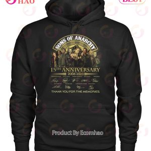 Sons Of Anarchy 15th Anniversary 2008 – 2023 Thank You For The Memories T-Shirt