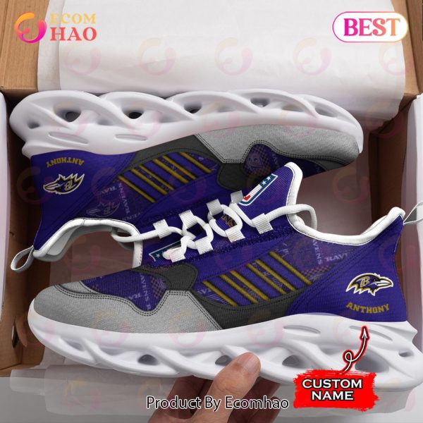 NFL Baltimore Ravens Personalize Max Soul Sneaker
