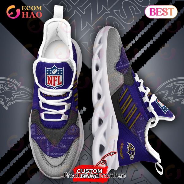 NFL Baltimore Ravens Personalize Max Soul Sneaker