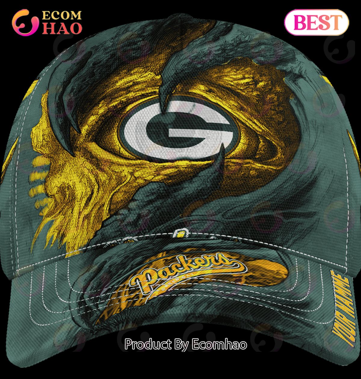 NFL Green Bay Packers Demon Eyes Cap