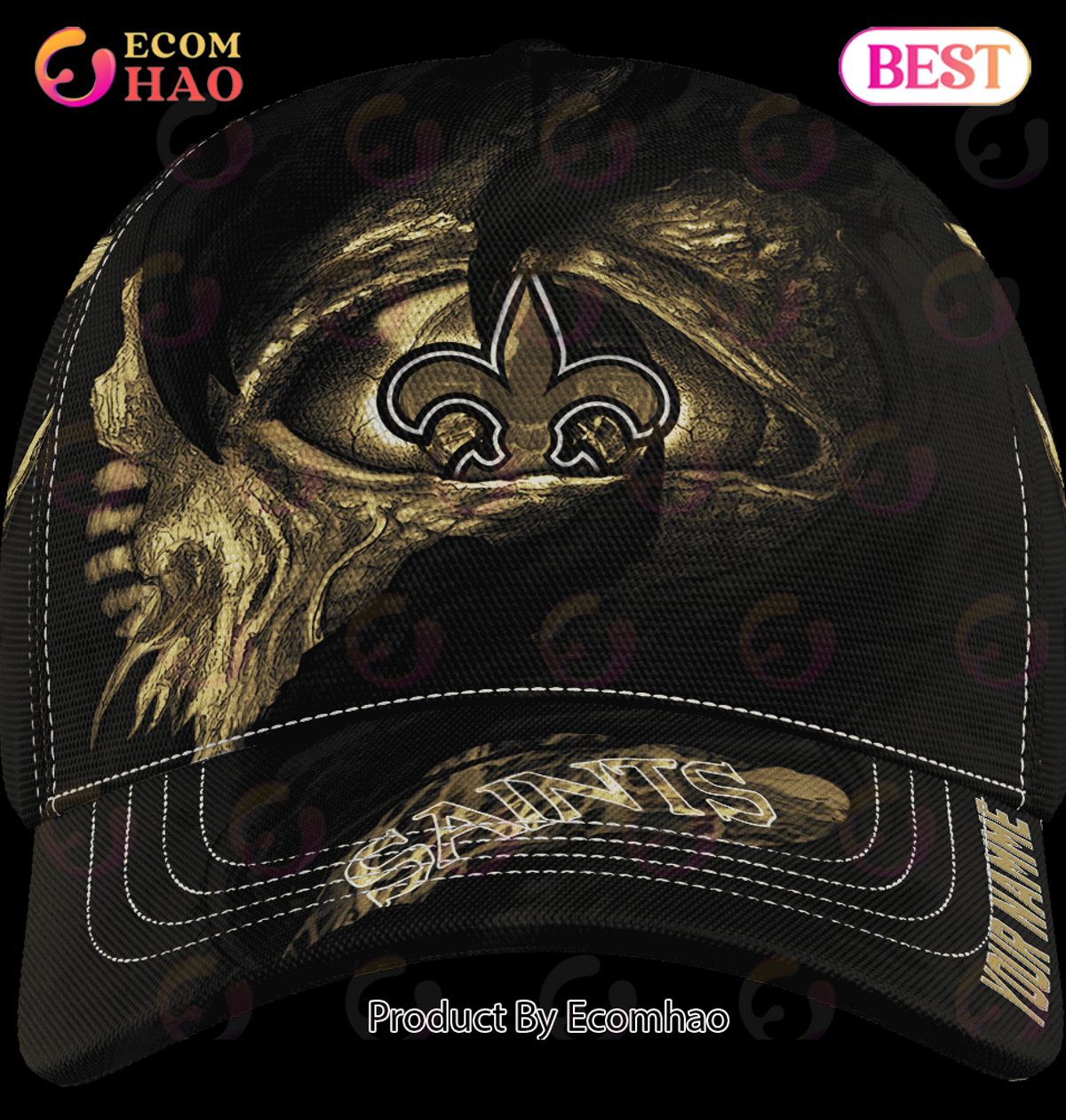NFL New Orleans Saints Demon Eyes Cap