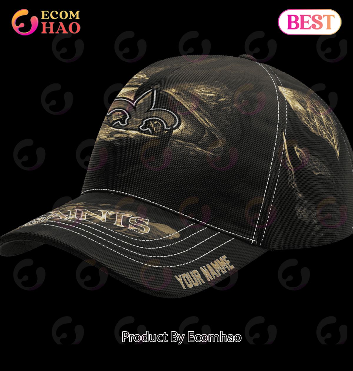 NFL New Orleans Saints Demon Eyes Cap